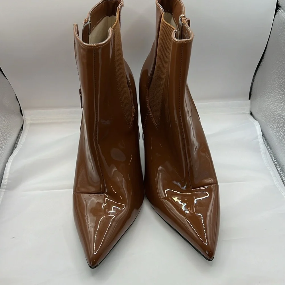 INC Katalina Brown Booties size 10 NWOB - Picture 3 of 11